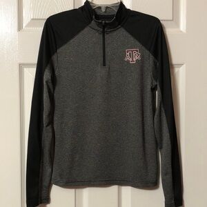 Colosseum Texas A&M Kids Size Small 8-10 Gray/Black Pullover with Maroon Logo